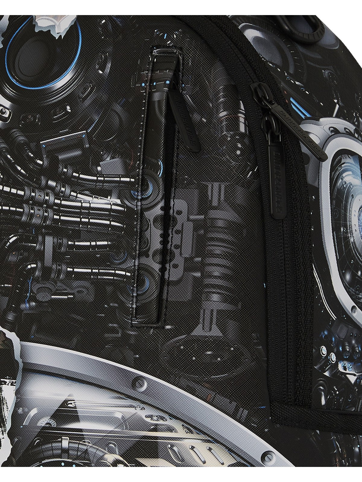 SPRAYGROUND Zaino Uomo SPLIT CYBERSHARK DLXSV BACKPACK 910B7126NSZ Nero