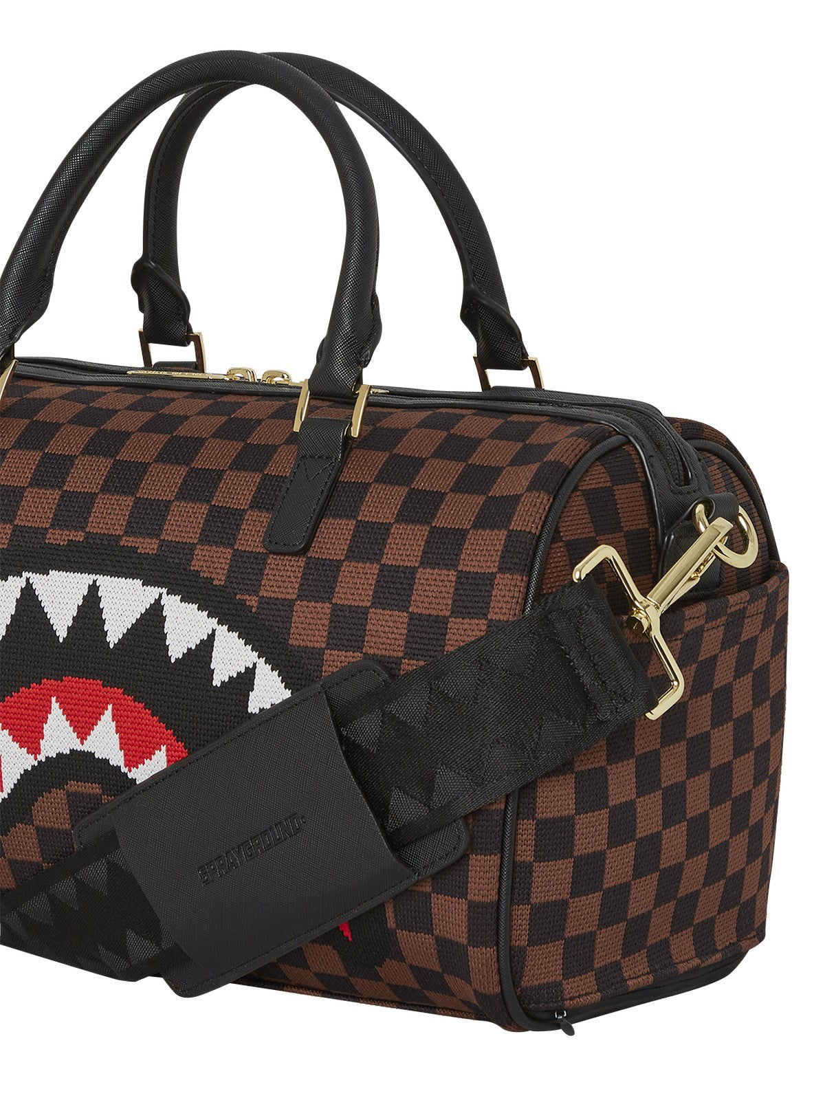 SPRAYGROUND Borsone Uomo KNIT SHARKS IN PARIS 2.0 DUFFLE 910D6840NSZ Marrone