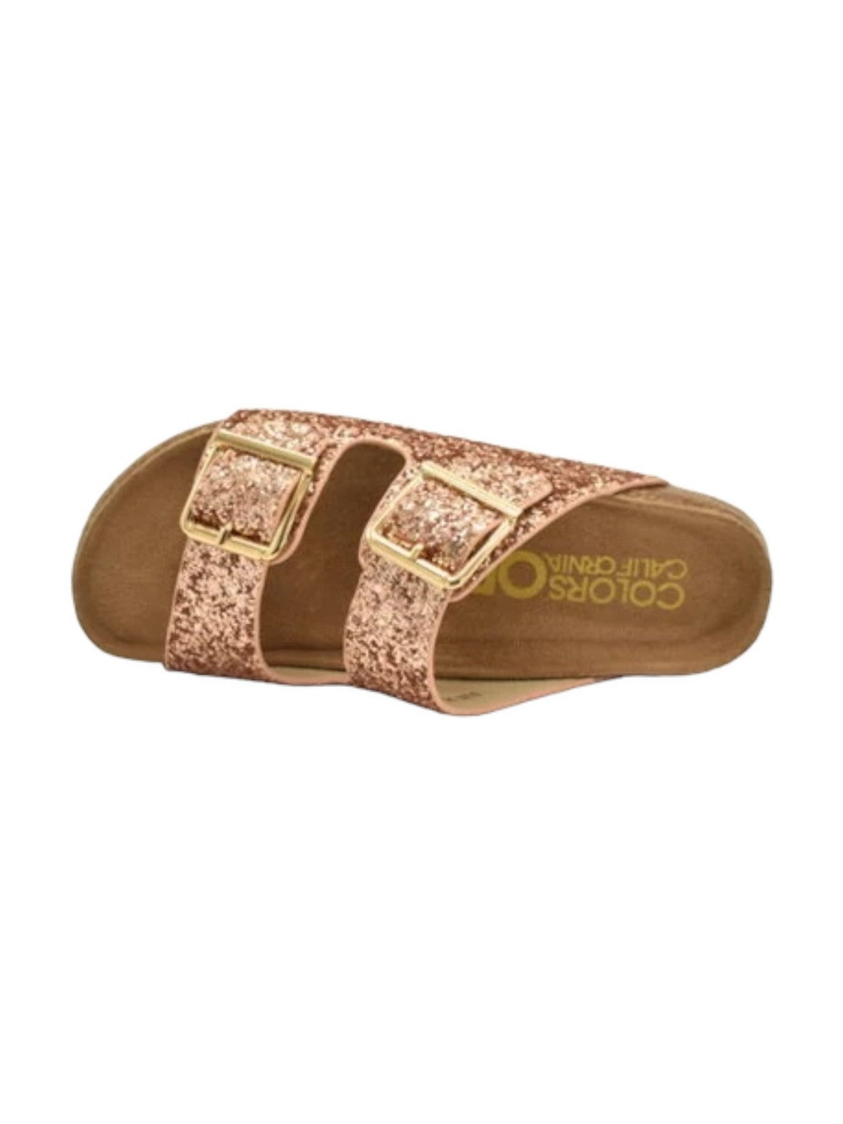 Couleurs de Californie Sandalo Donna Plateforme lamininate Sandal HC.BES42 Pkgol Gold