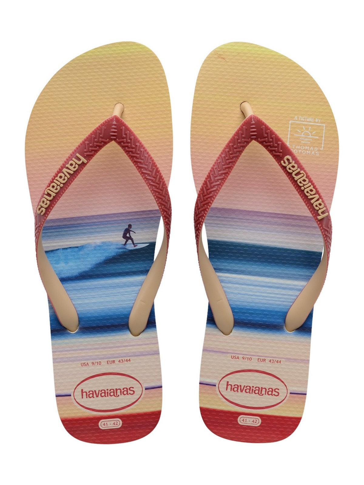 HAVAIANAS Tongs pour hommes Hav. Top Surf Sessions 4149094.0121 Beige