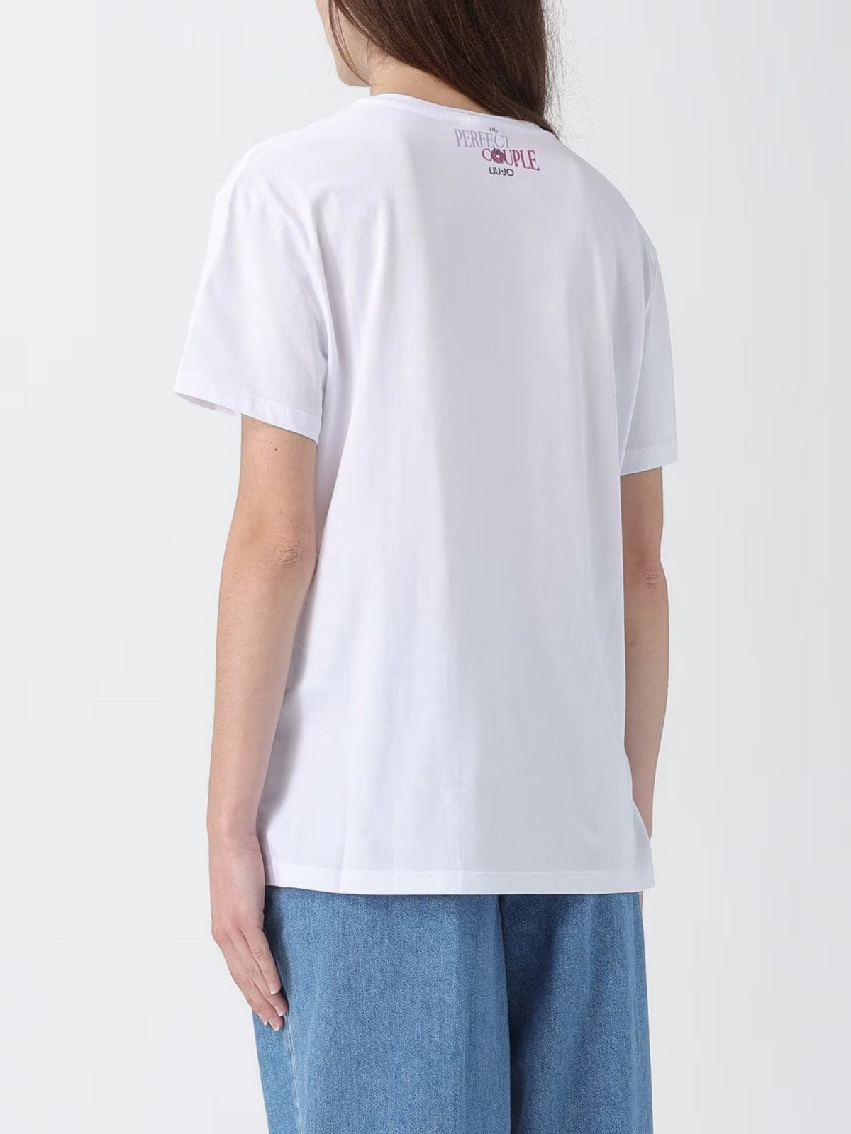 LIU JO WHITE T-shirt Donna  WA6163JS904 P9689 Bco cupid LiuJo