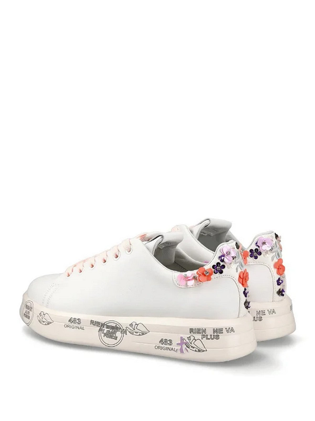 PREMIATA Baskets Femme BELLE VAR 6709 Blanc