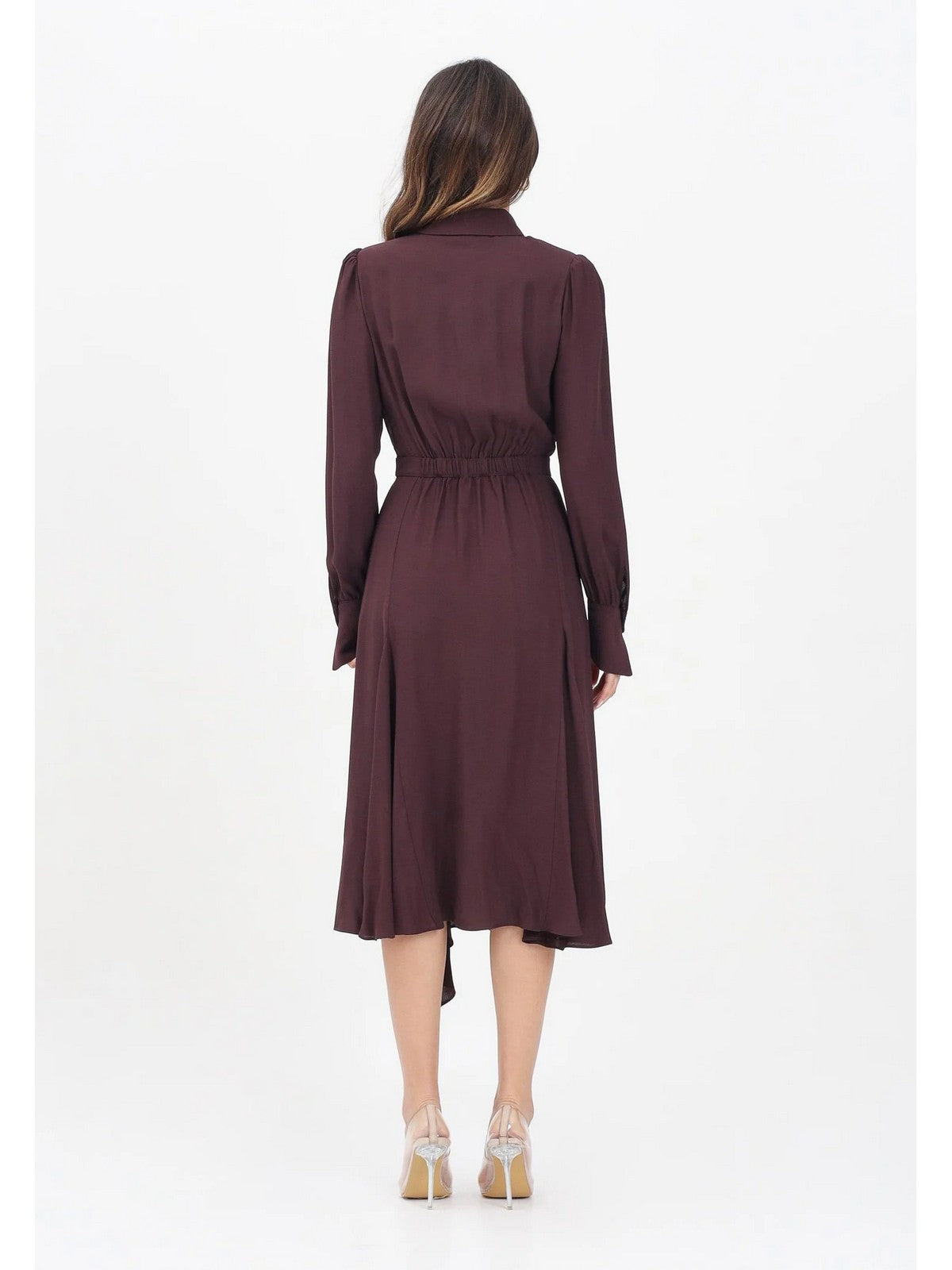 ELISABETTA FRANCHI Abito Donna  ABT0356E2 EA4 MERLOT gioboutiqueweb