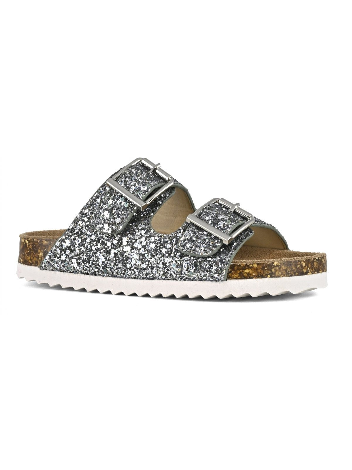 COLORS OF CALIFORNIA Sandalo Bambine e ragazze Glitter Sandal 2 Buckles HC.2415 DEN Blu