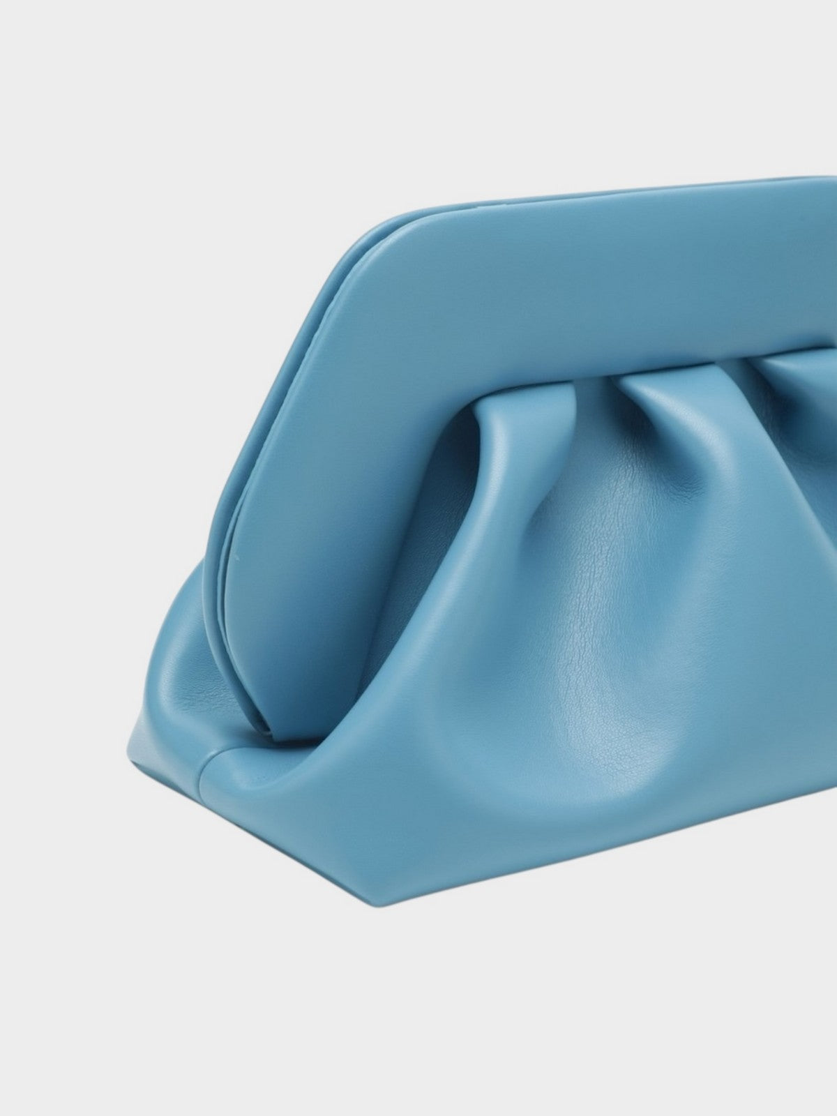 THEMOIRè Bios Medium vegan fabric bag blue eco-friendly design 