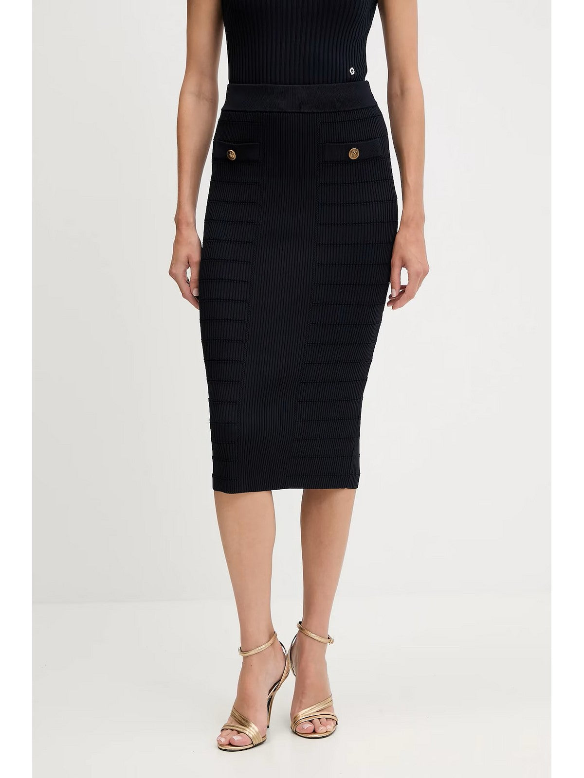 GUESS Gonna Donna EVANGELINE SWTR SKIRT W5YD66 Z0130 JBLK Jet Black A996