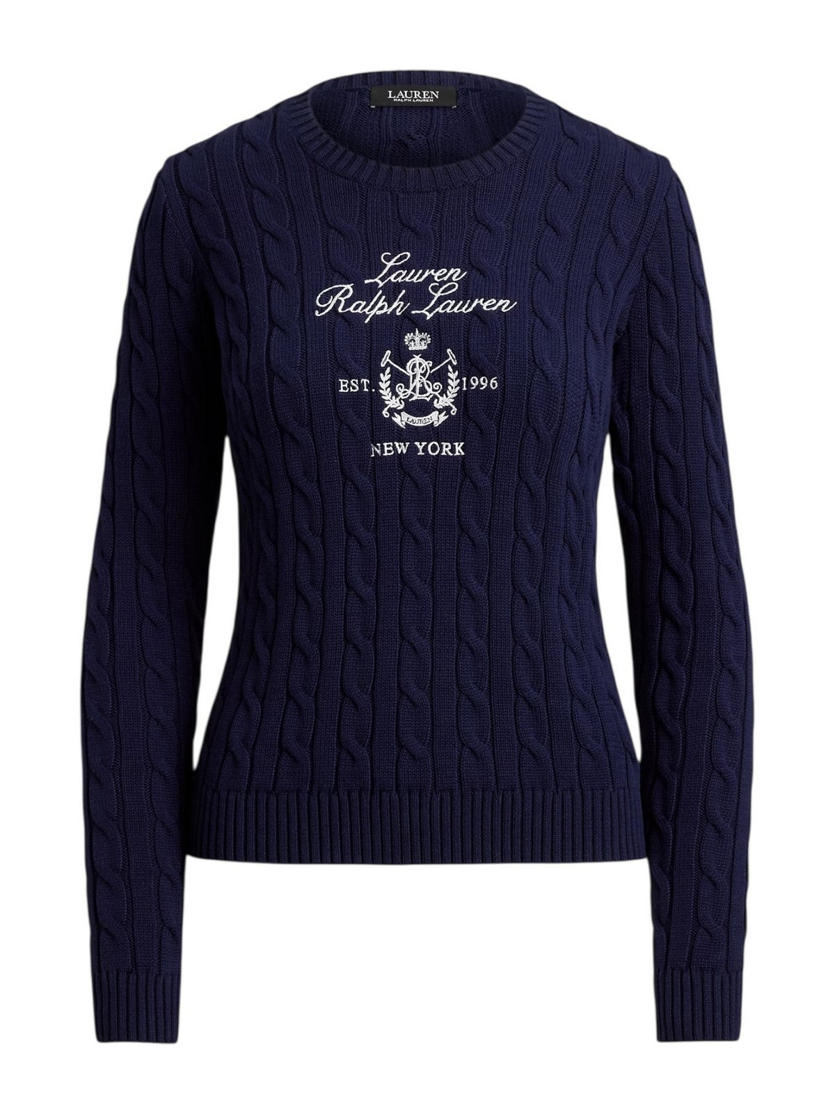 LAUREN RALPH LAUREN Koszula damska RINETT-PLUSER Z DŁUGIM RĘKAWEM 200P03508 001 REFINED NAVY