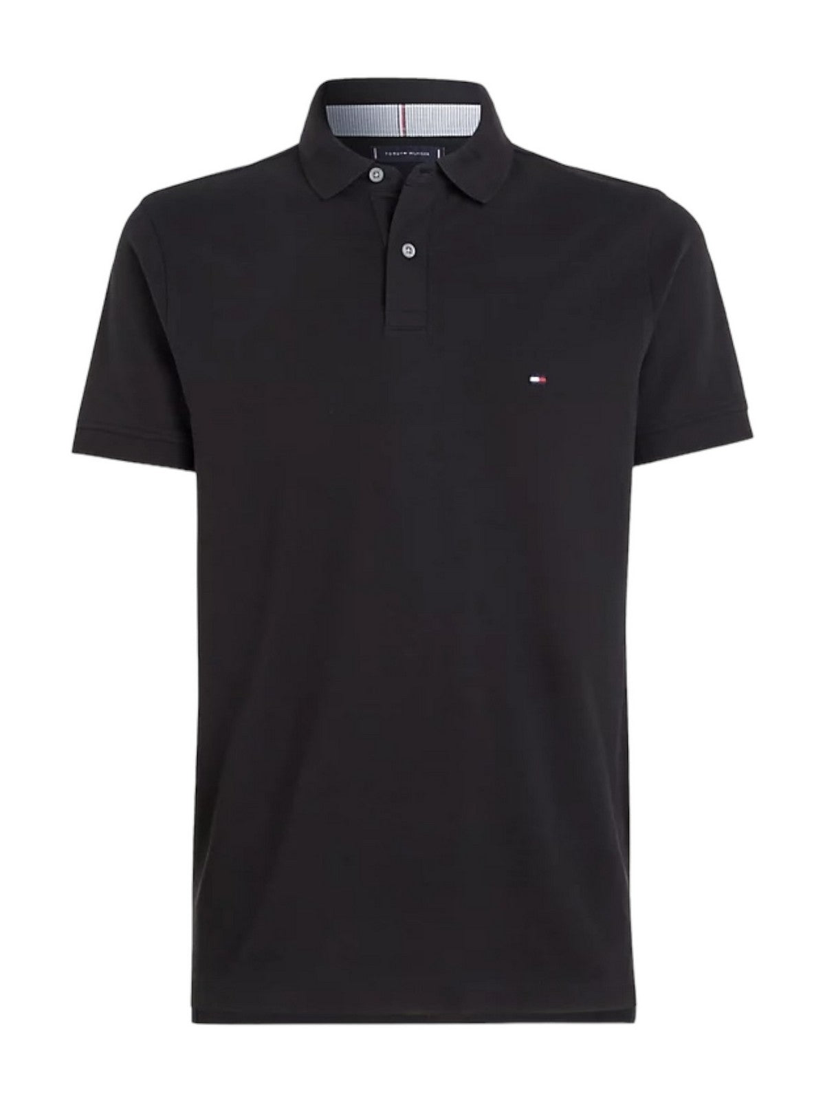 T-shirt Tommy Hilfiger i mężczyźni Pole MW0MW17770 BDS Black