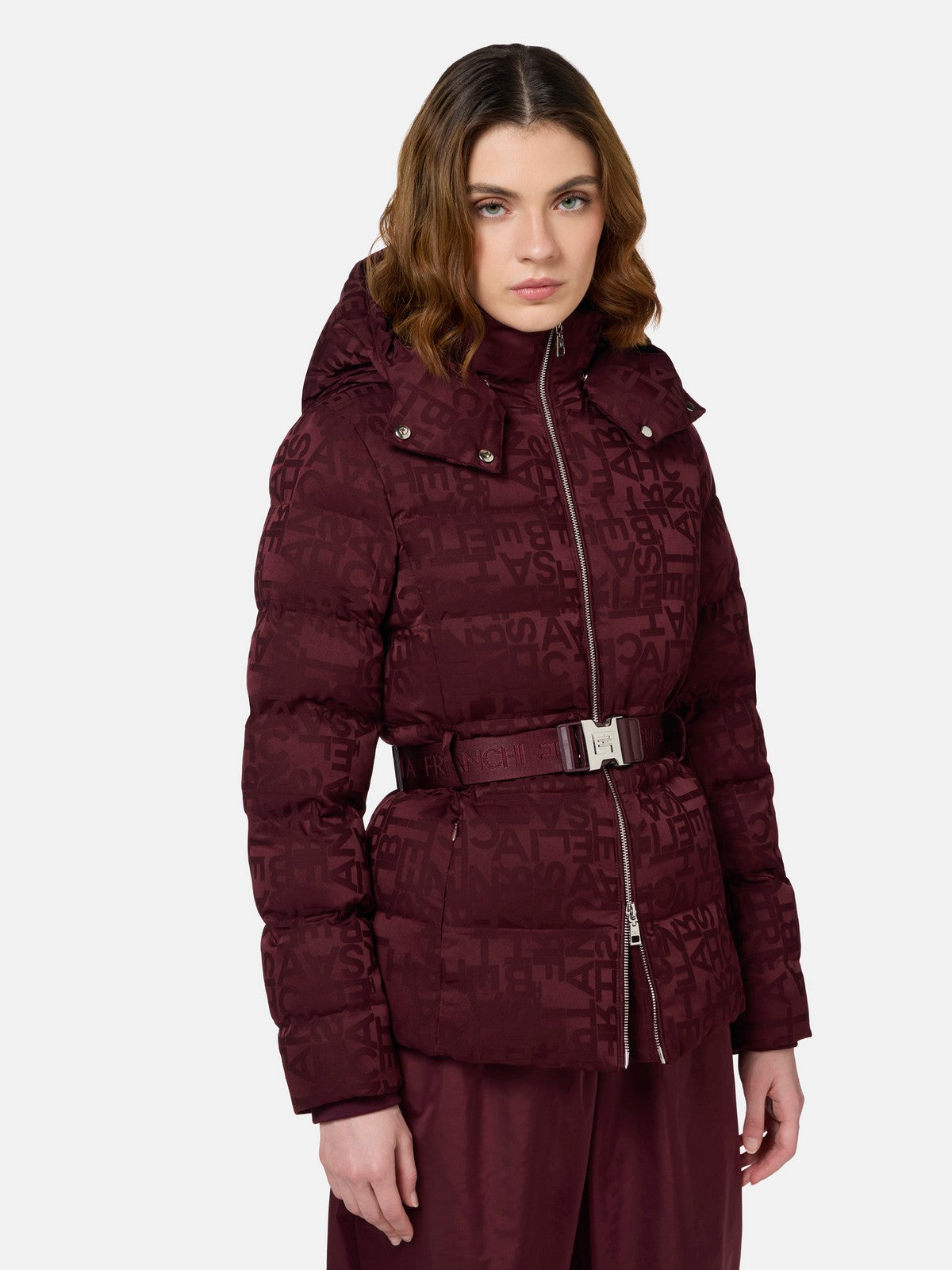 ELISABETTA FRANCHI Veste à la duvet des femmes pi70d46e2 cg3 rouge