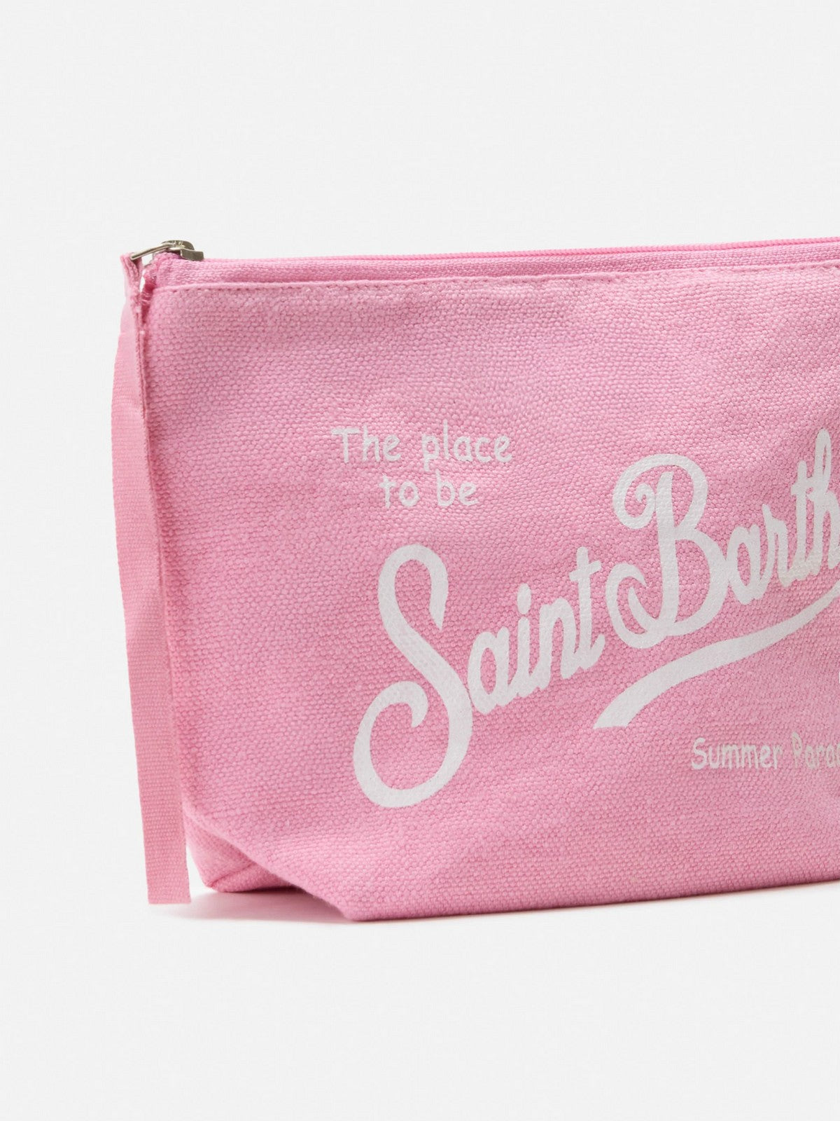 MC2 SAINT BARTH Pochette Donna  ALINE LINEN 00142L LINEN 21 PINK