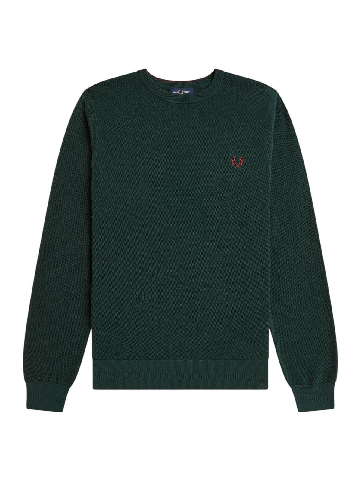 FRED PERRY Maglia Uomo FP PIQUE STITCH JUMPER FP-K1309-57 30A GRASSROOTS