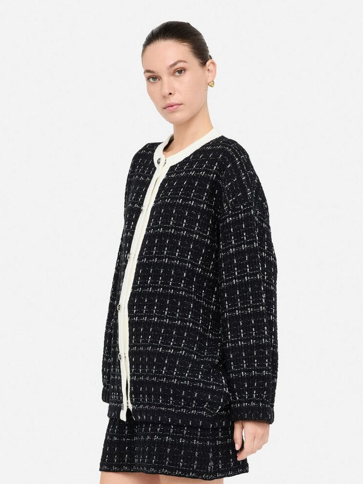 LIU JO WHITE Giacca Donna  MF5370MA25R P9017 Black metal fantasy