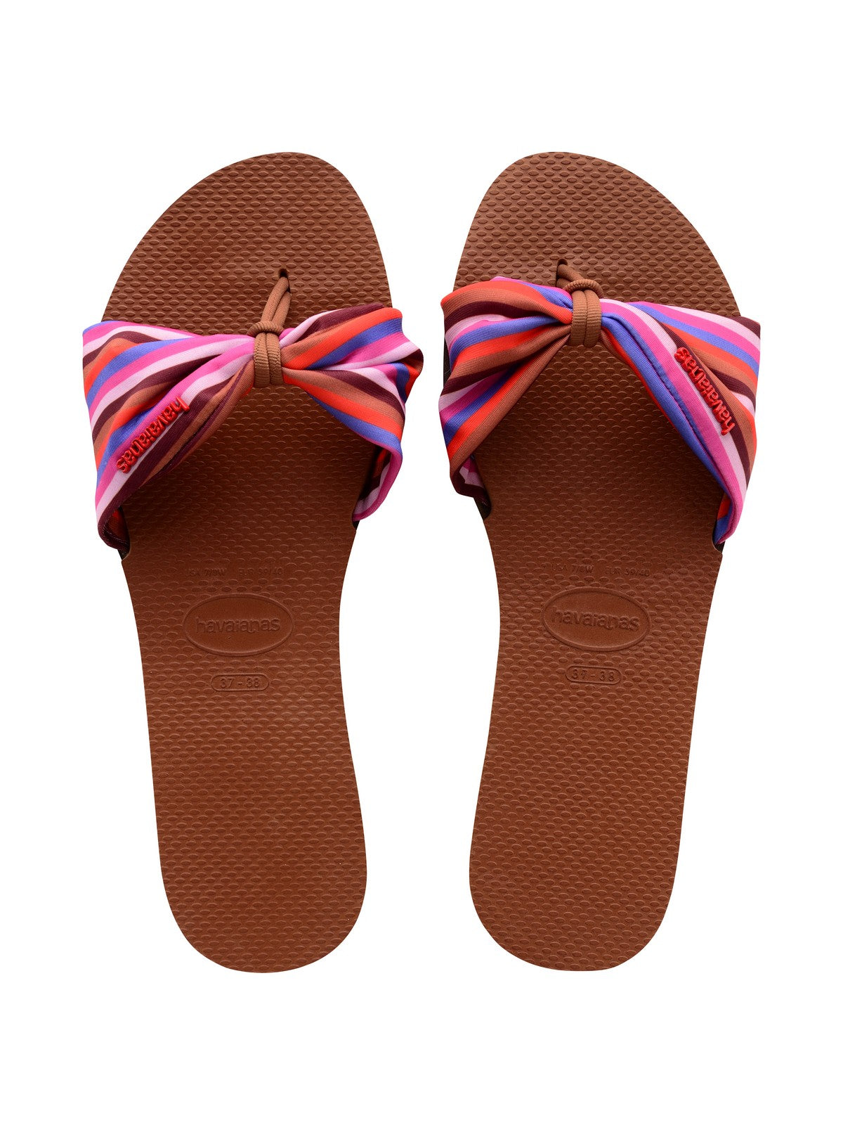 Havaianas Flip Flops Frau hav. Sie Saint Tropez Druck 4148246.1976 rot