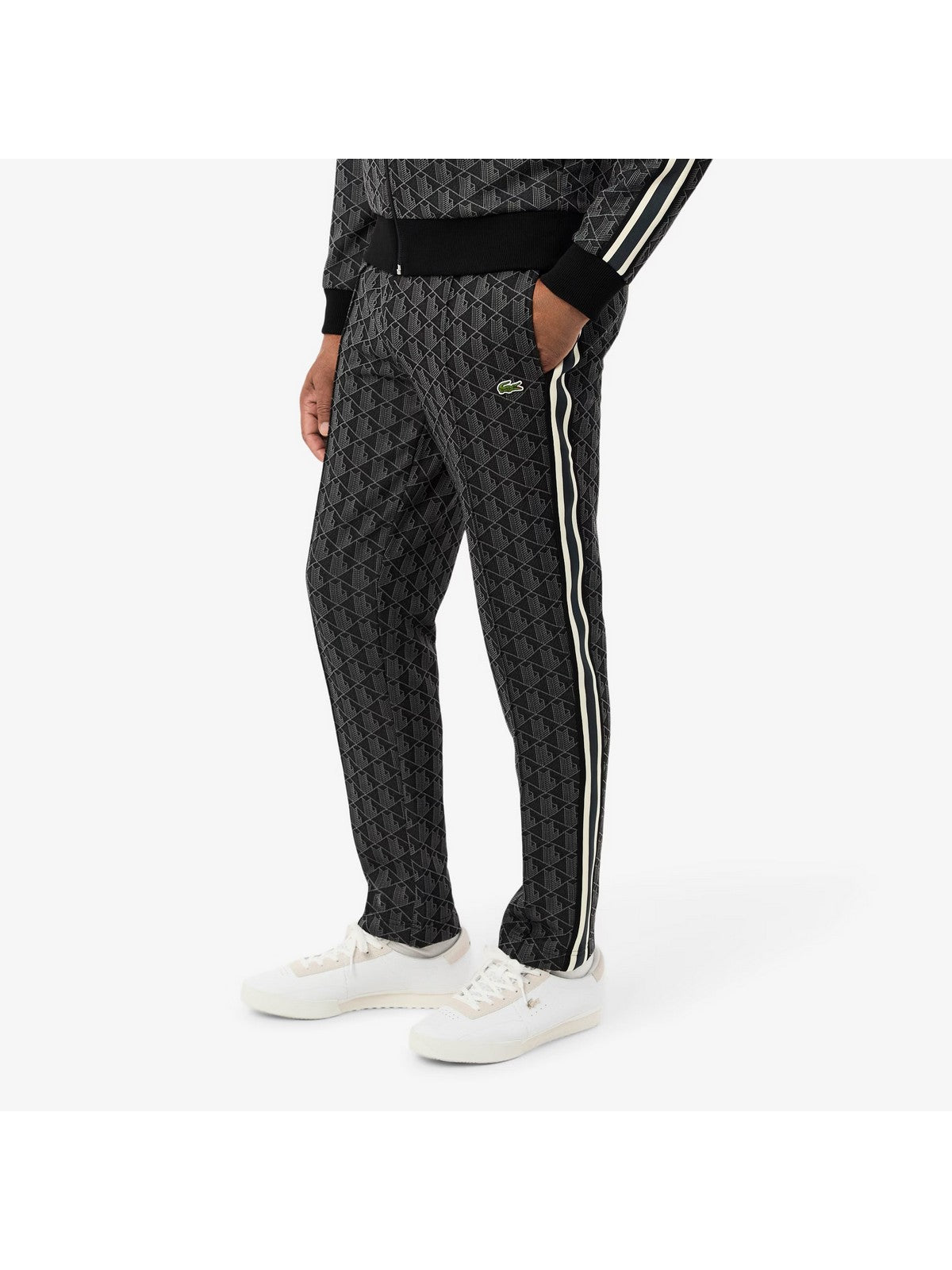 LACOSTE Pantalone Uomo  XH1440 4PC NERO/GRIGIO SCURO