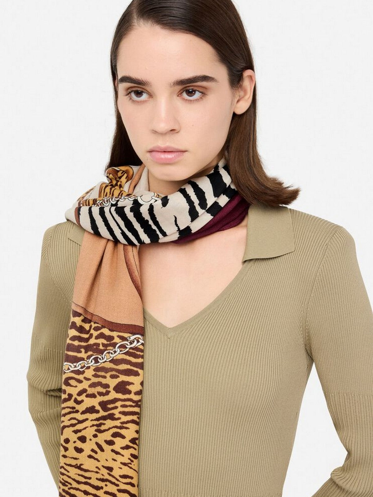 LIU JO SOFT Foulard Donna  2F5083T0300 00005 NATURALE