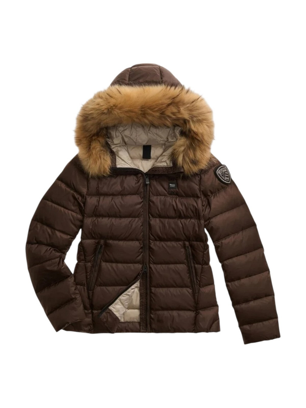 BLAUER Piumino Donna ARCADIA 25WBLDC03099 A06047 365EI CASTAGNA int. BEIGE 301