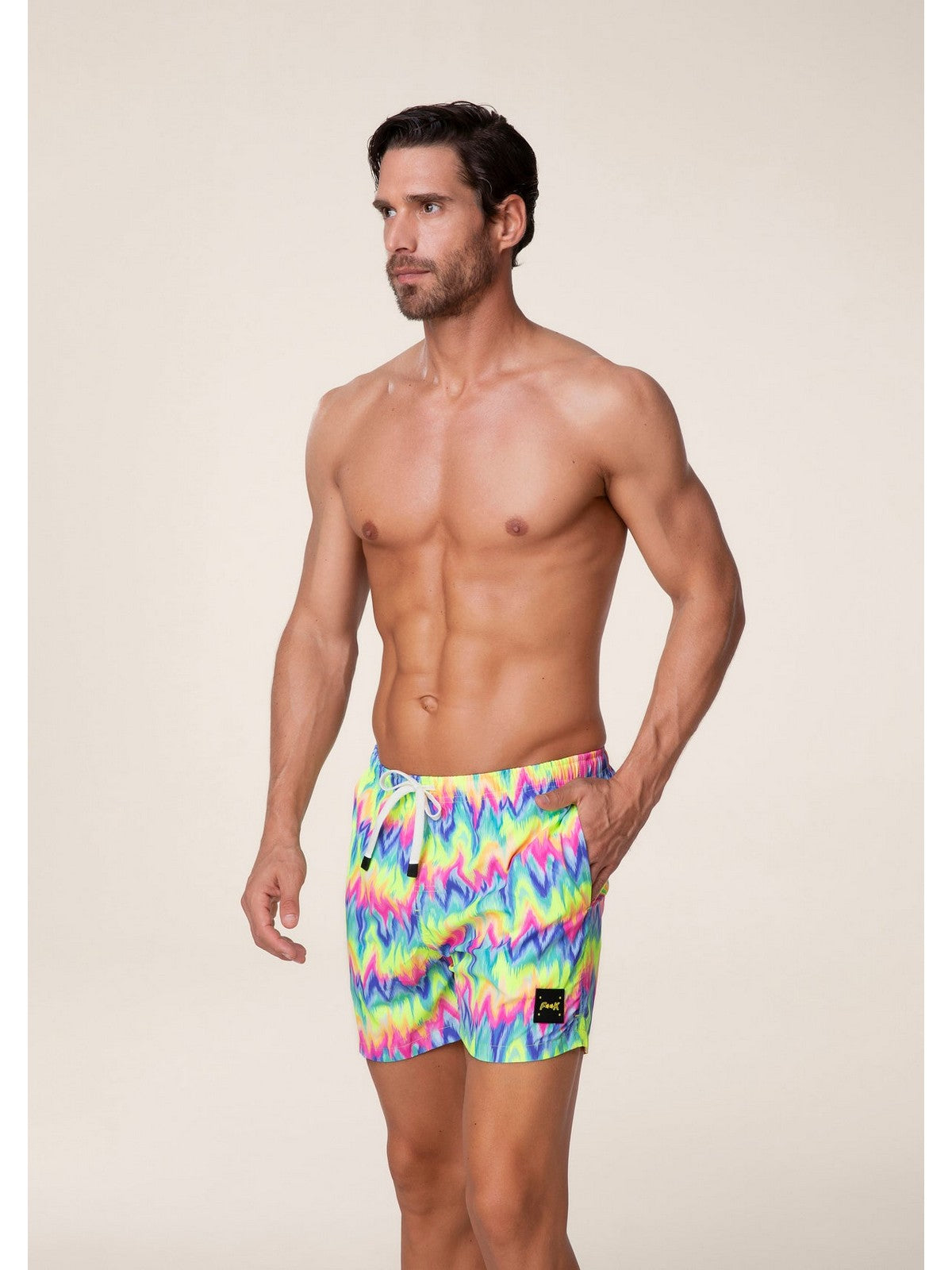 F**K Maillot de Bain Homme FK24-2030X02 Multicolore