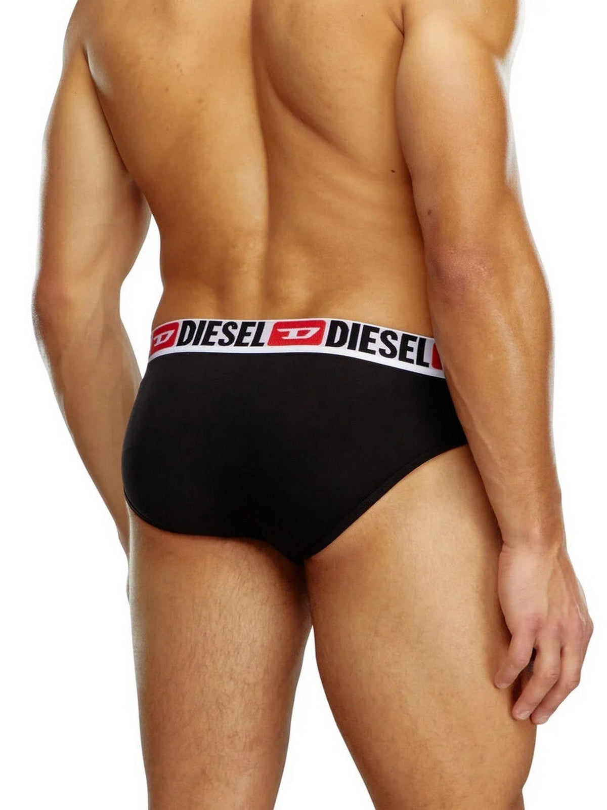 DIESEL Men's Briefs UMBR-ANDRETHREEPACK UNDERPANTS 00SH05 0DDAI E3784 012 - COLLAGE/BLACK