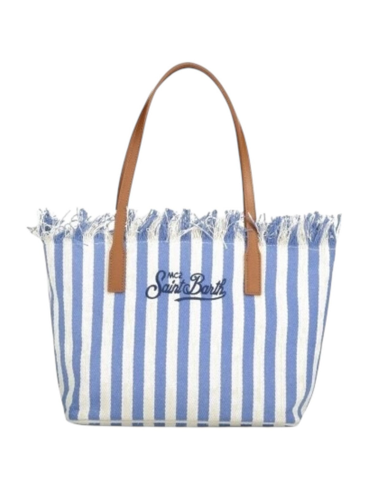 MC2 SAINT BARTH Borsa Donna  CITY BAG FRINGE 01765L HB STRIPES 36 EMB