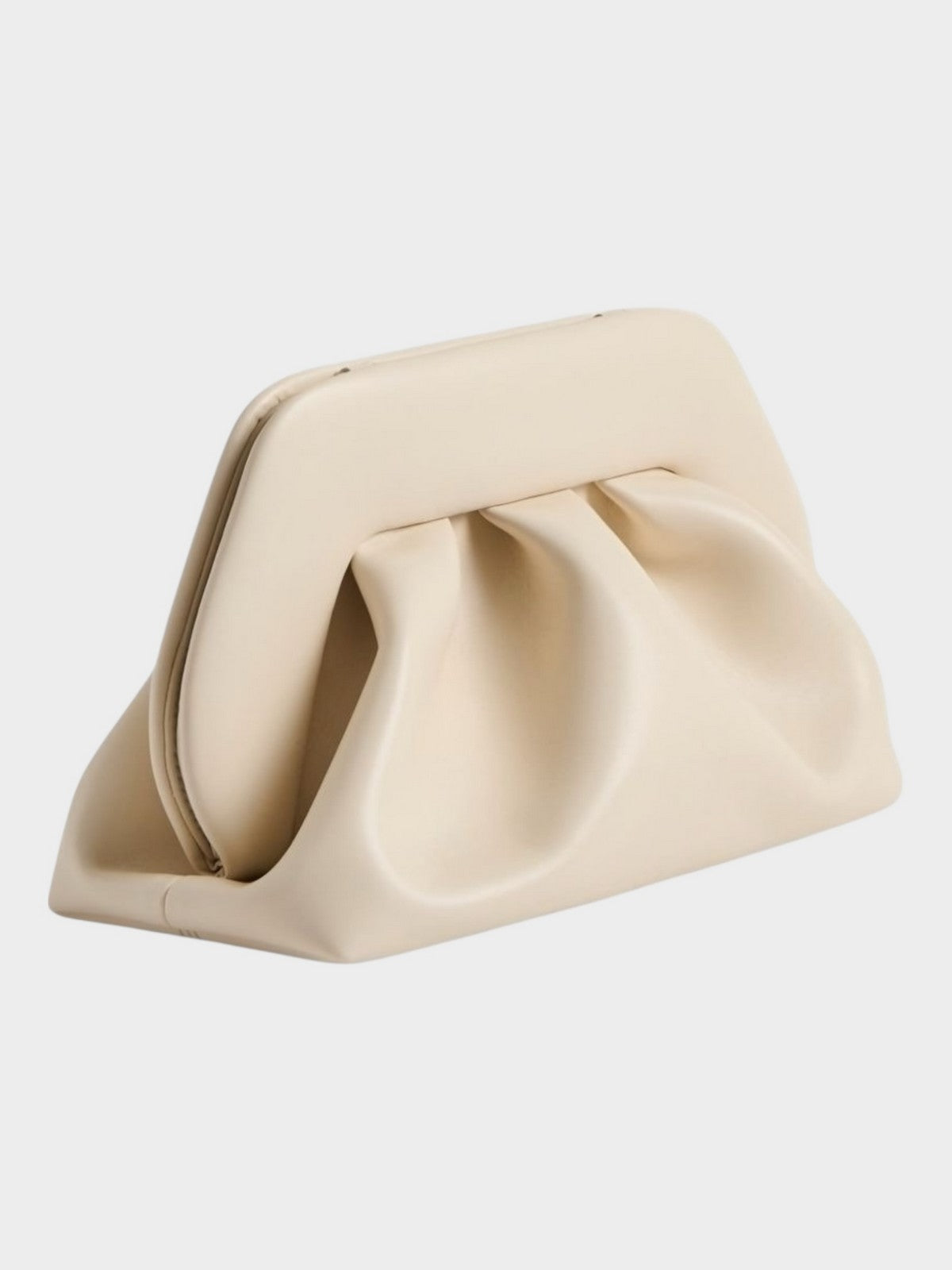 THEMOIRè Bios Medium vegan fabric bag cream eco-friendly design 