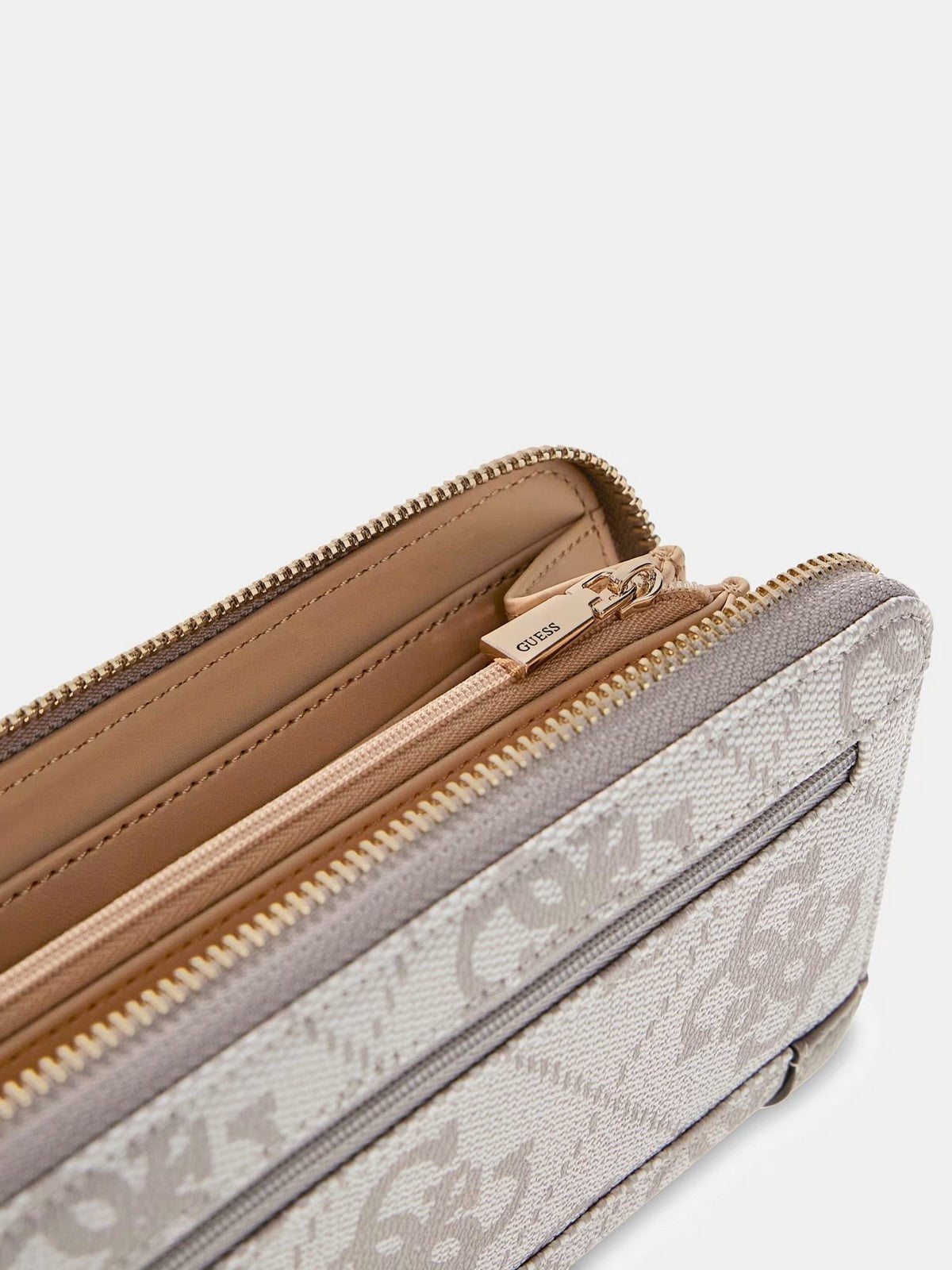 GUESS Portafoglio Donna KARNILLA LOGO SLG LRG ZIP ARND SWOS99 01146 DKO DARK TAUPE LOGO