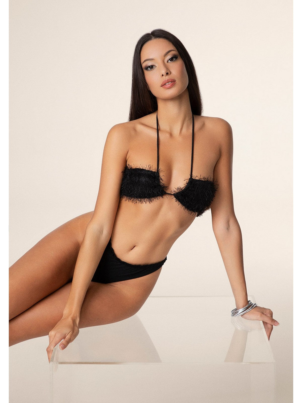 F**K Costume da bagno Donna  FK25-1123BK BLACK gioboutiqueweb