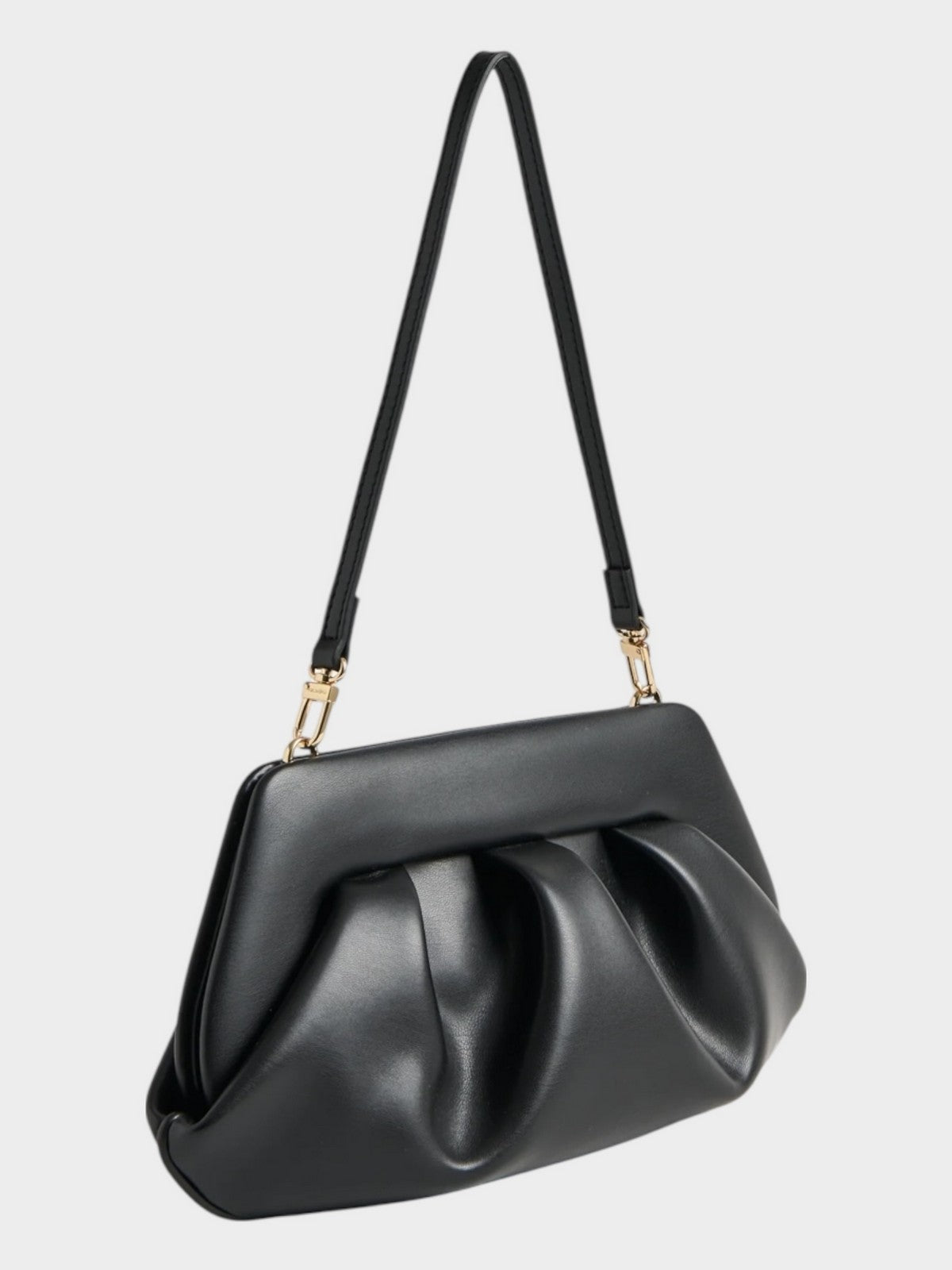 THEMOIRè Bios Baguette vegan fabric bag black eco-friendly design 