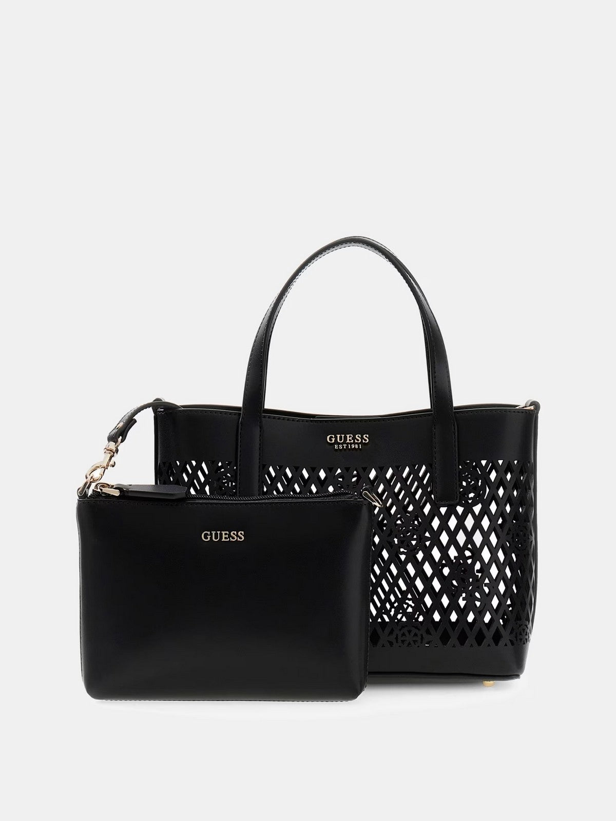 GUESS Borsa Donna LETTY 2 IN 1 MINI TOTE HWPG99 11750 BLA BLACK