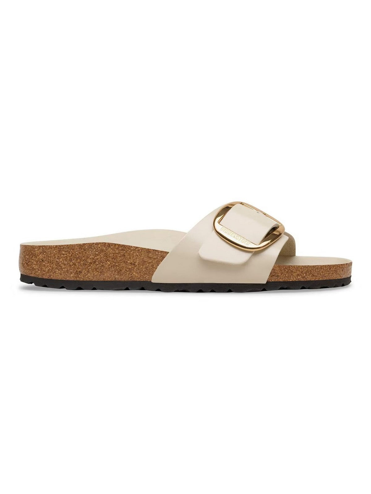 BIRKENSTOCK Sandalo Donna Madrid Big Buckle HEX shine oyster, Natural Lea 1031823 SHINE OYSTER