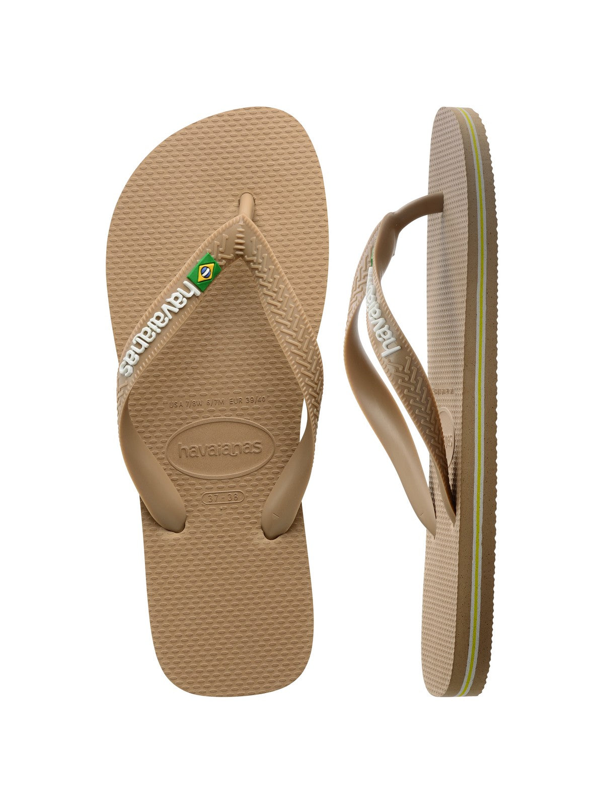 Havaianas Flip Flip Mujer Hav. Logotipo de Brasil 4110850.3581 Rosa