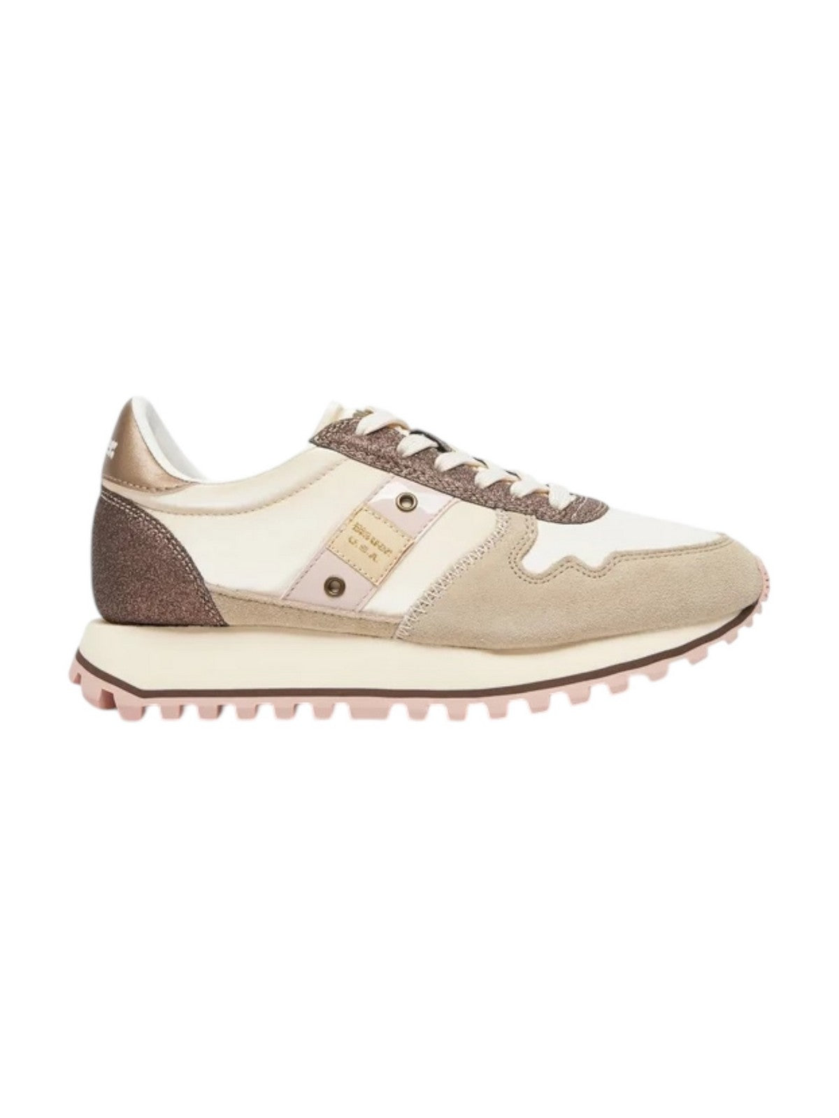 BLAUER Sneaker Donna MILLEN F4MILLEN01/SUG CRE/BRZ Beige gioboutiqueweb