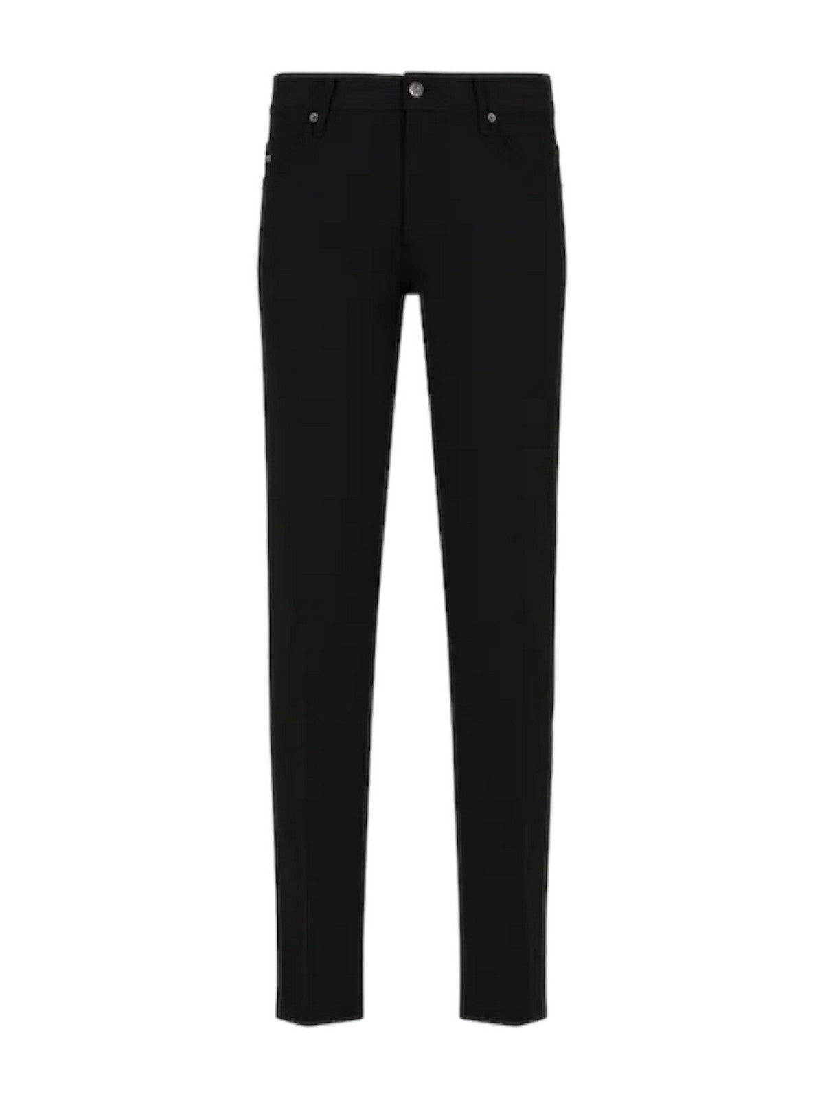 Emporio Armani 3d1j05 1npqz 0999 black trousers