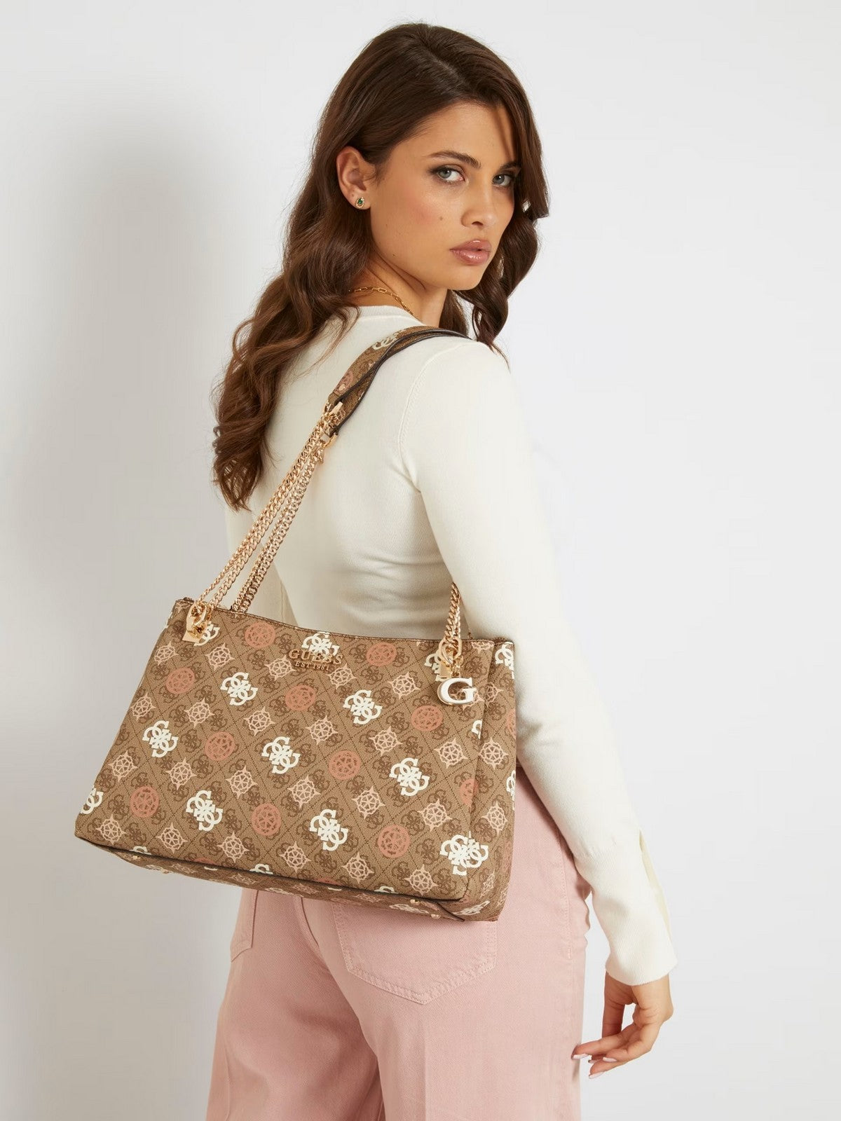 Ratet der Frau Tasche Eliette Logo grlfrdnd hwps93 15230 Lou Beige