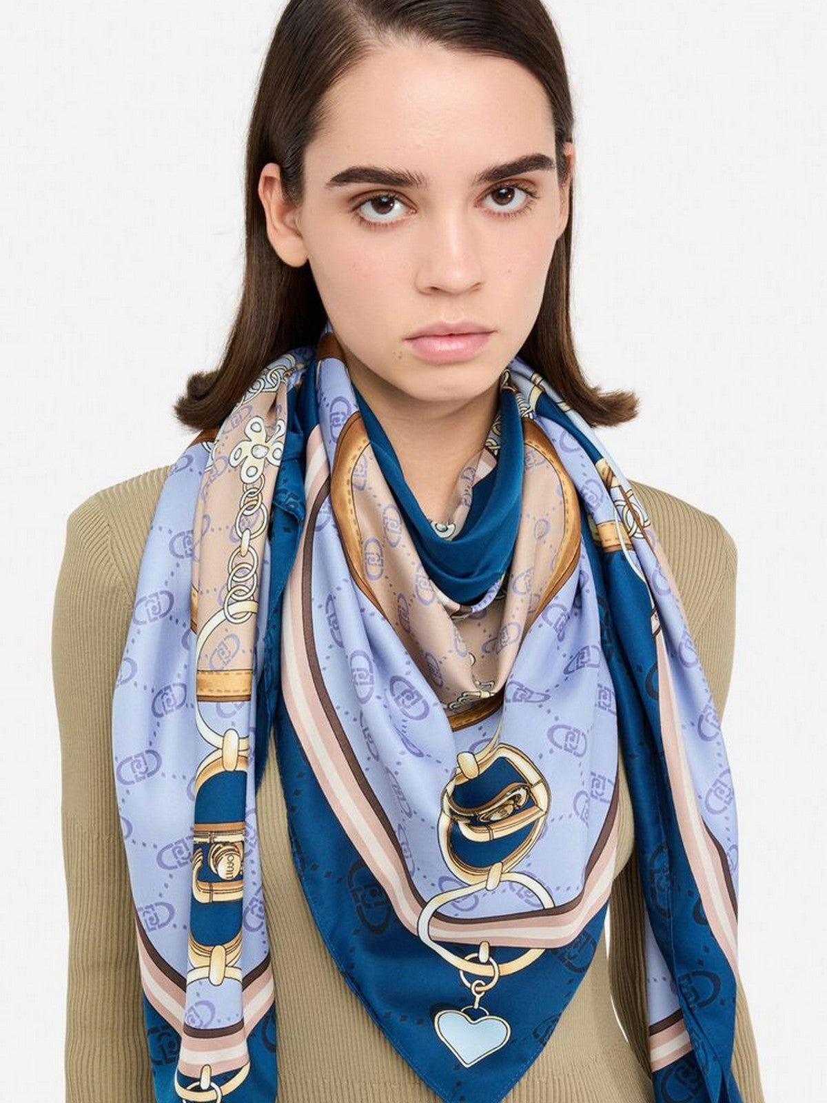 LIU JO SOFT Foulard Donna  2F5078T0300 94041 Lapis blue