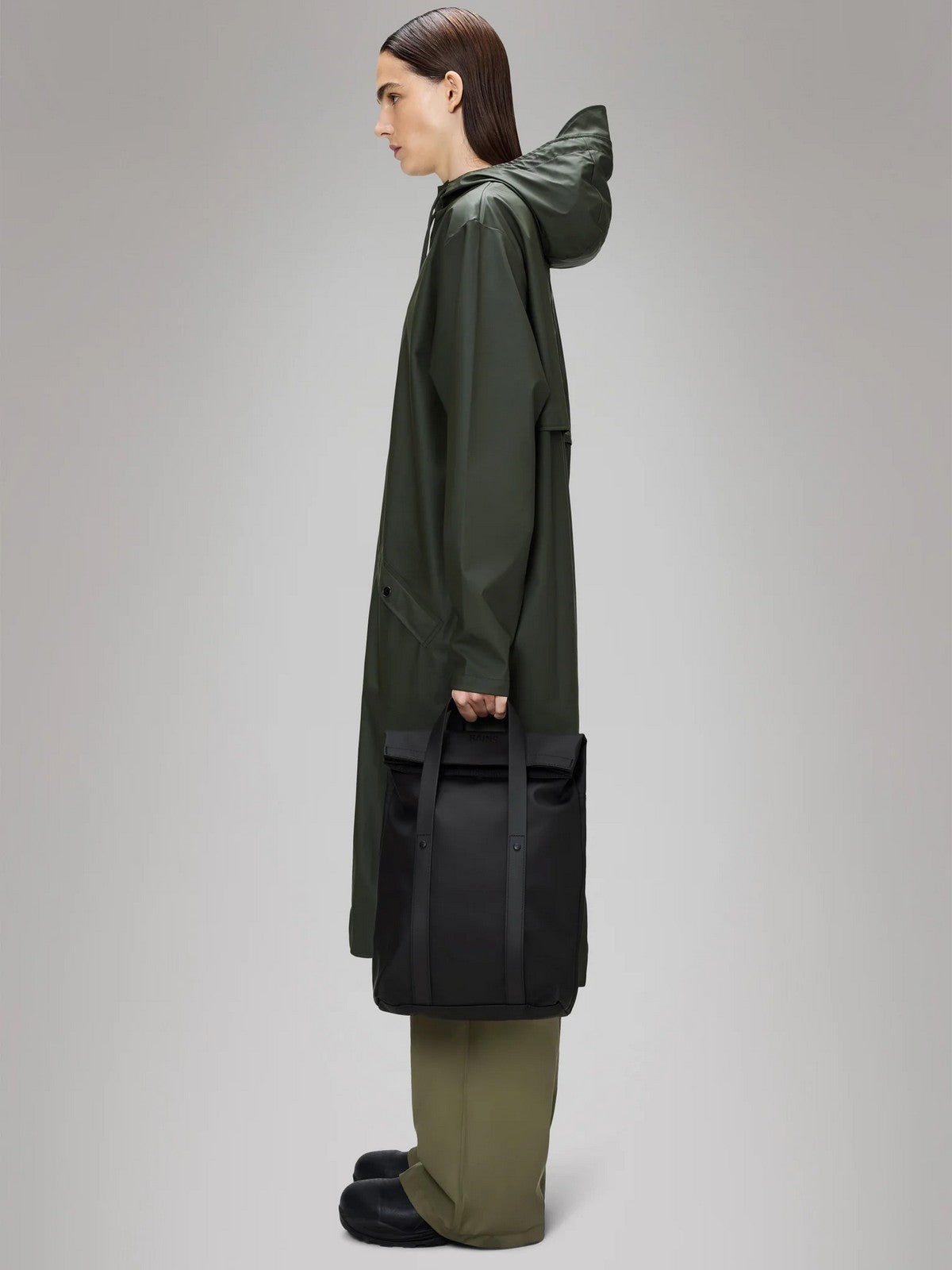 RAINS Zaino Unisex adulto 2 Way Tote Backpack Mini W3 12780 01 Black BLACK