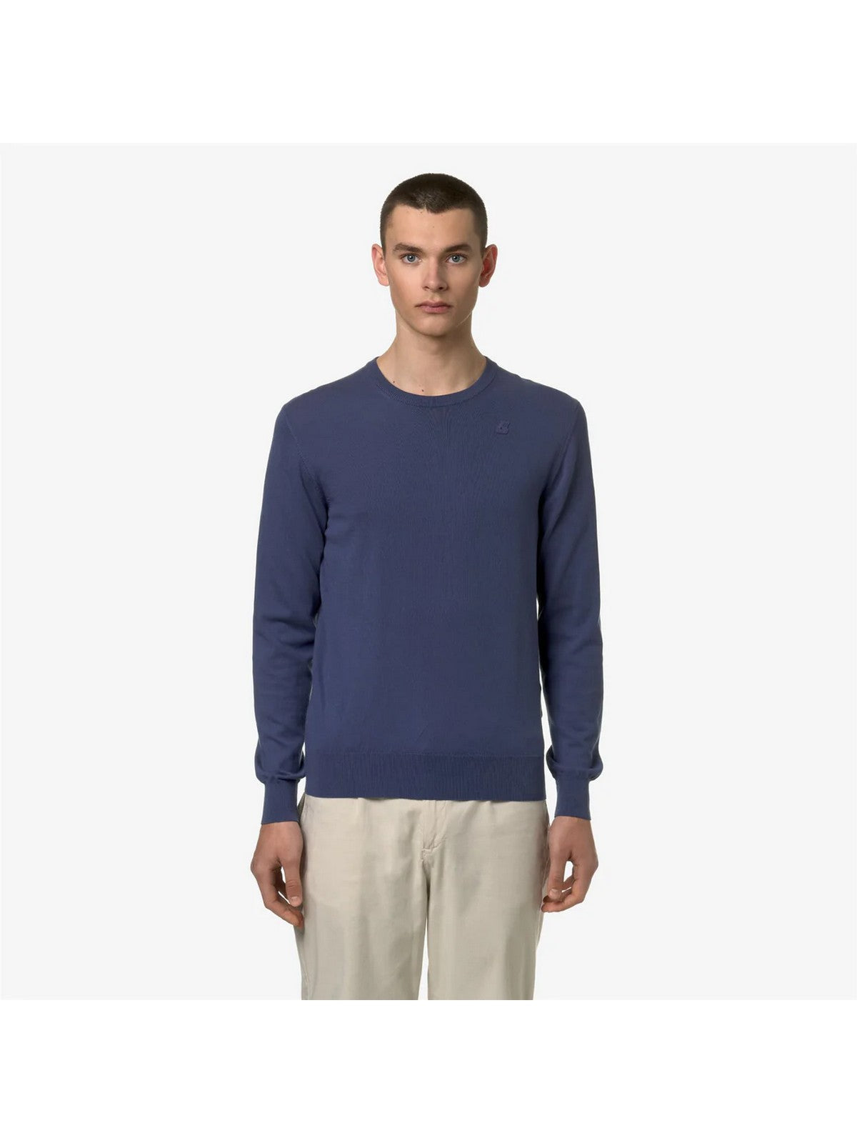 K-WAY Maglia Uomo Sebastien Cotton Ps K8122SW 732 Blu