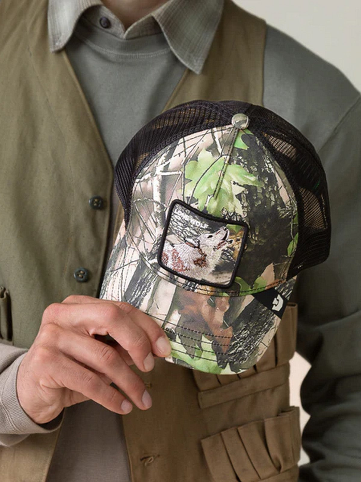 GOORIN BROS Cappello Uomo CAMOUFLAGE LONE WOLF 101-2560 CAM CAMOUFLAGE