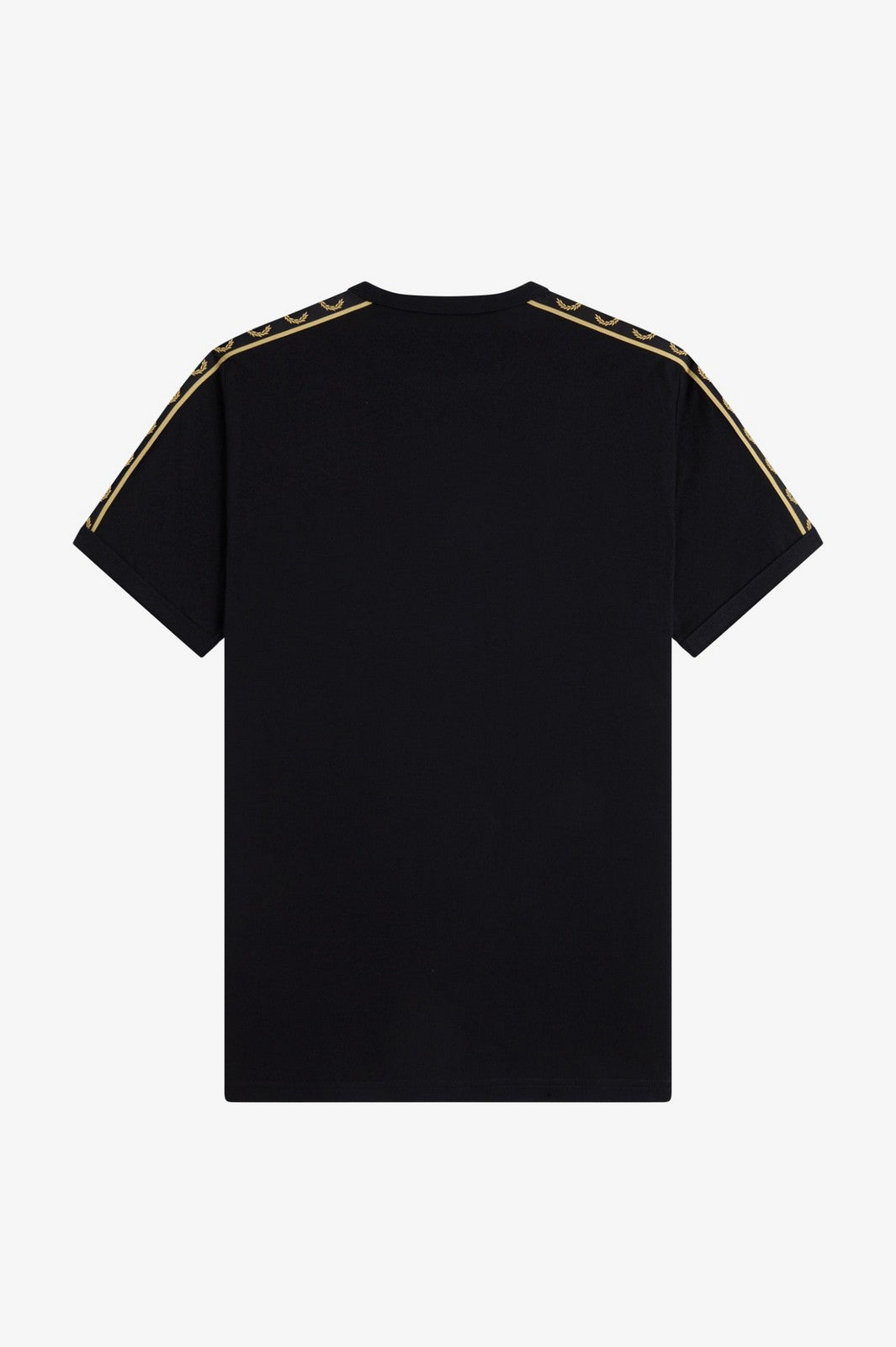 FRED PERRY T-shirt Uomo FP CONTRAST TAPE RINGER T-SHIRT FP-M4613-57 90A BLACK/CHAMPAGNE