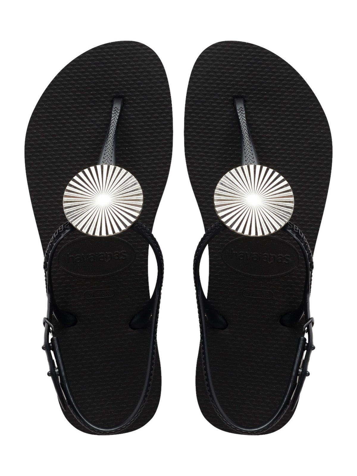 HAVAIANAS Tongs Femme Hav. Twist Métal 4148924.0090 Noir