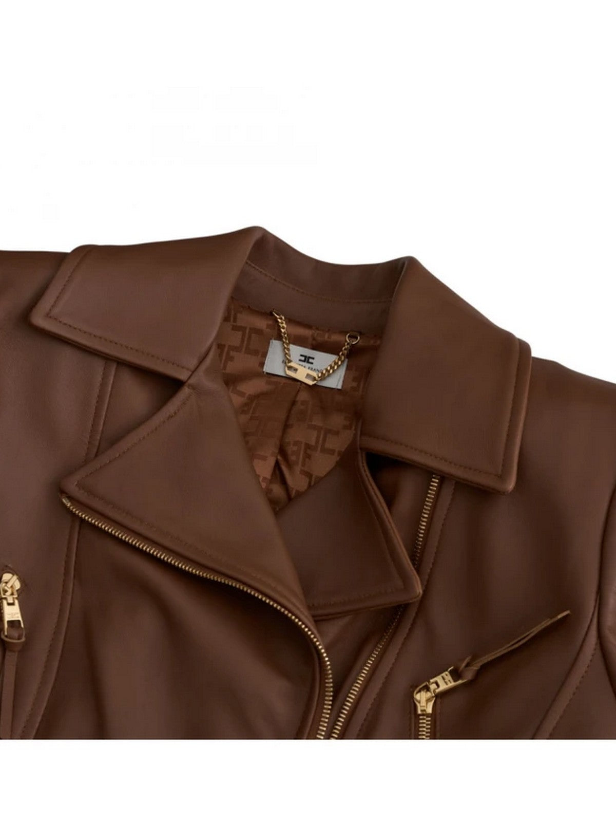 ELISABETTA FRANCHI Giacca Donna  GD57Z61E2 600 CUOIO