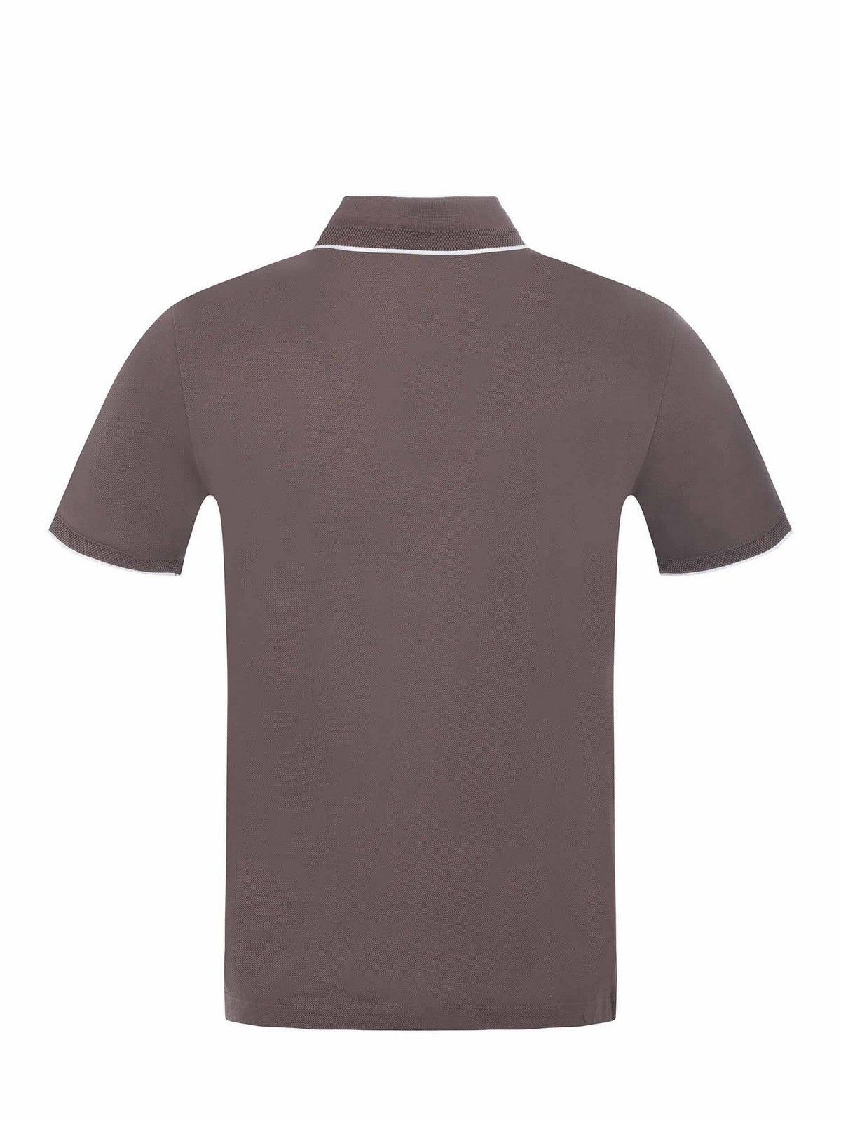 EMPORIO ARMANI Polo Uomo  EM000858 AF12955 U6195 Marrone gioboutiqueweb