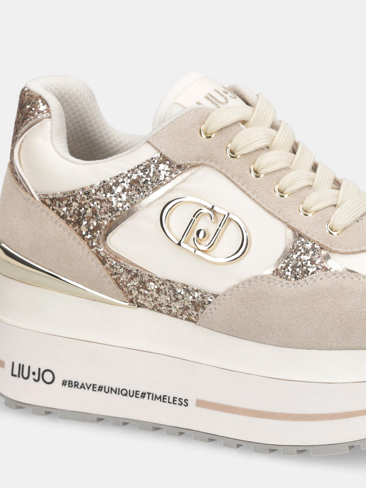 LIU JO Sneaker Donna LIU JO MAXI WONDER PLUS 01 BF5011PX078 S3834 ROPE/MILK