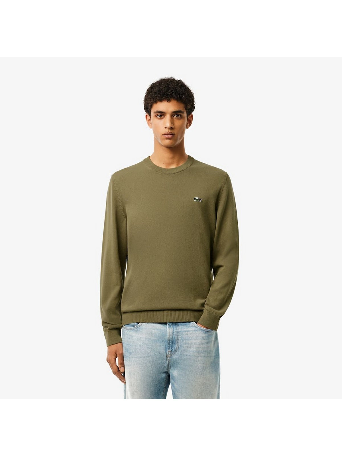 Pull de lacoste homme AH1985 Green BMY