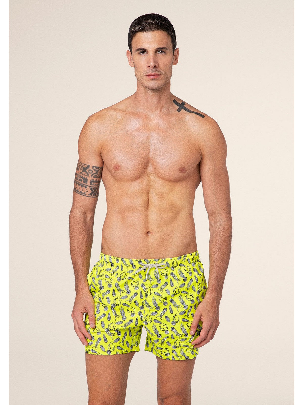 F**K Costume da bagno Uomo  FK25-M04BA30X13 Giallo