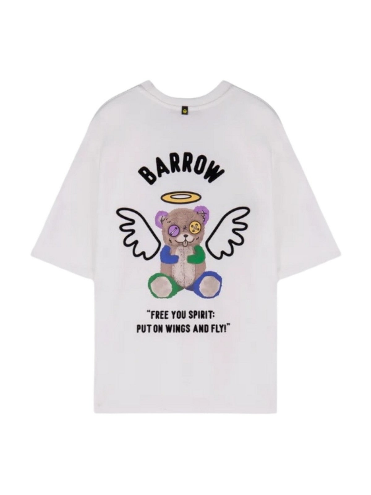 BARROW T-Shirt e Polo Uomo JERSEY T-SHIRT UNISEX F4BWUATH077 002 Bianco gioboutiqueweb