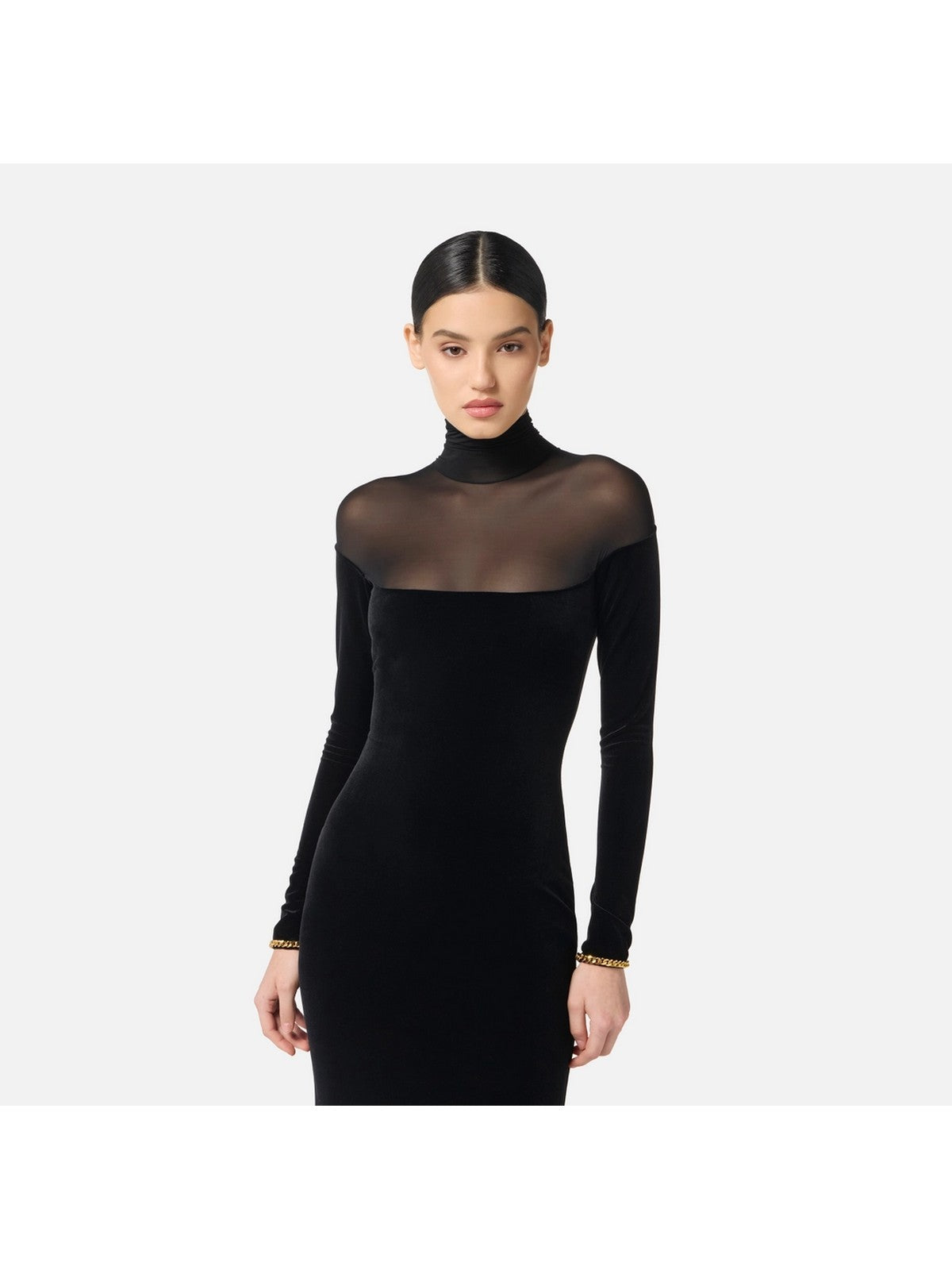 ELISABETTA FRANCHI Abito Donna  ABR4257E2 110 Nero gioboutiqueweb