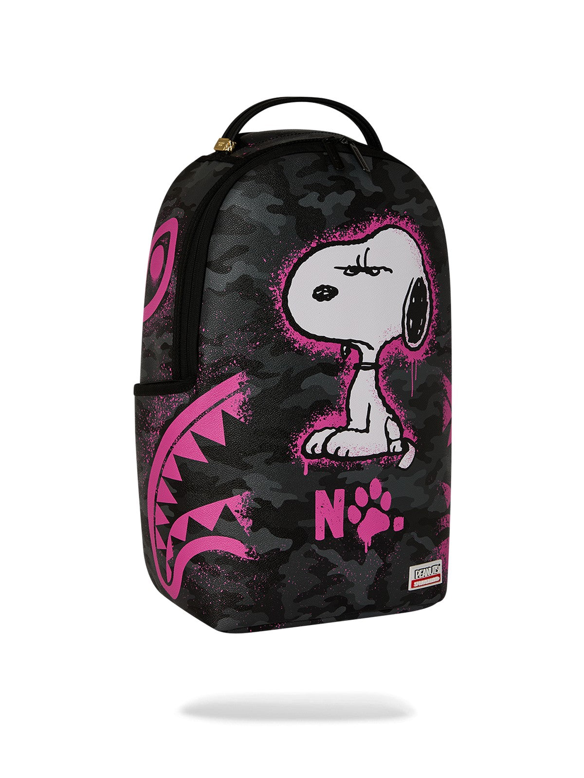 SPRAYGROUND Zaino Unisex adulto PEANUTS SNOOPY PINK STENCIL DLXSV BACKPACK 910B8781NSZ Nero