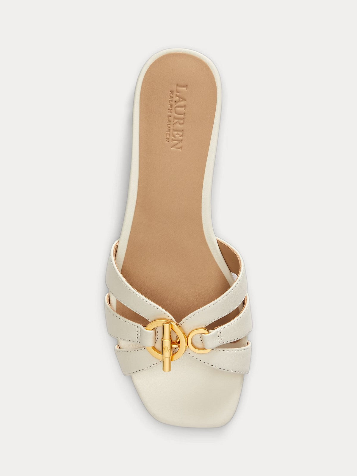 LAUREN RALPH LAUREN Ciabatta Donna BLAIKE SLIDE 802982875 007 SOFT WHITE
