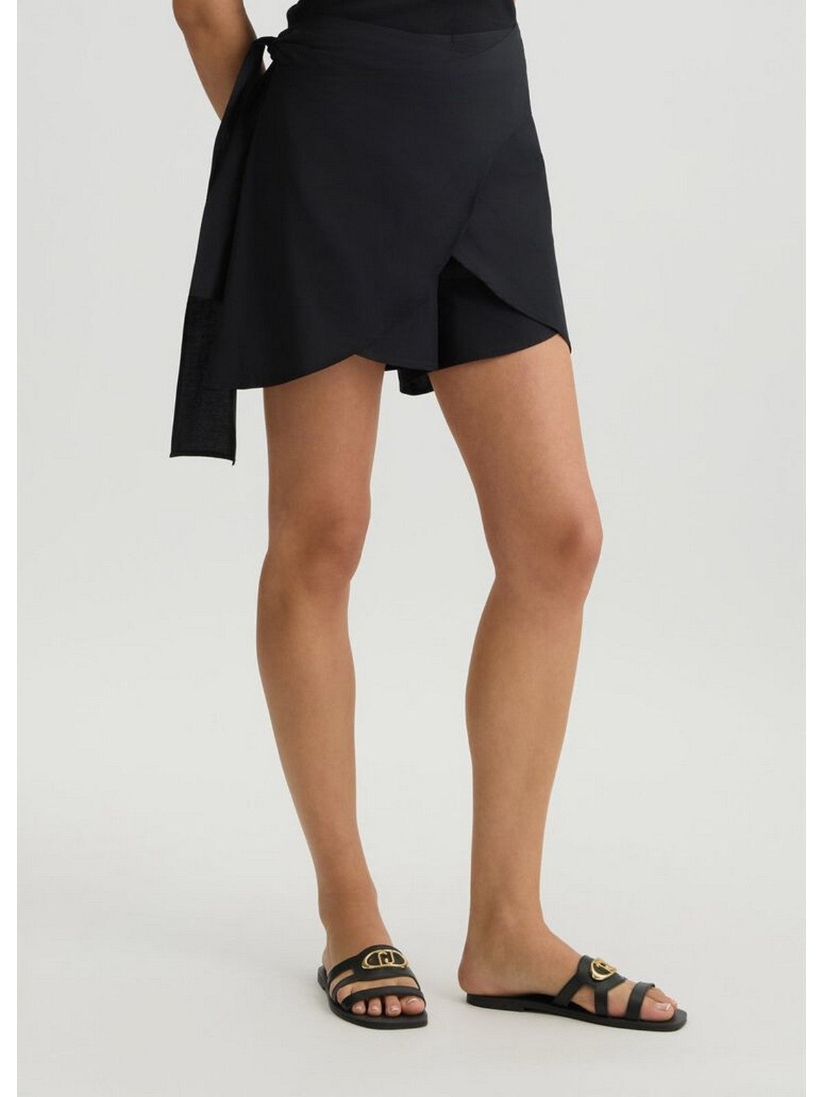 LIU JO BEACHWEAR Pantaloncino Donna  VA5071TS330 22222 NERO gioboutiqueweb