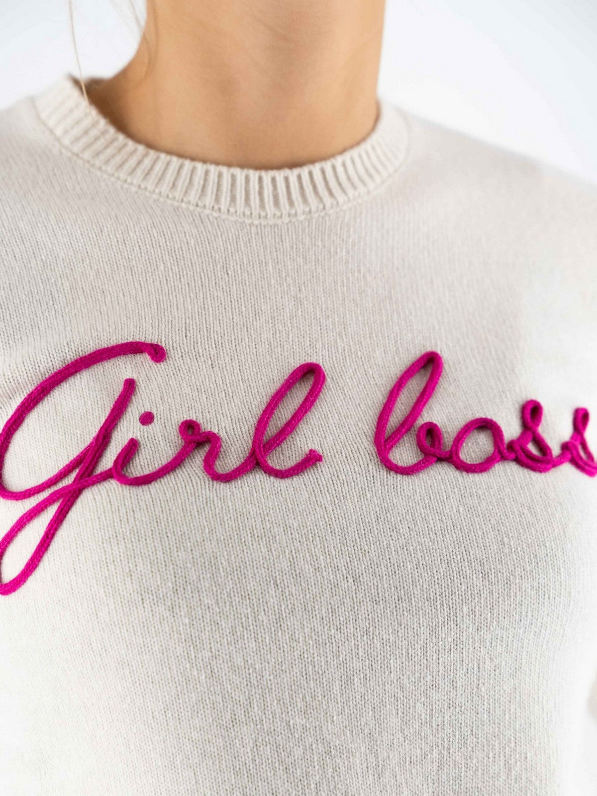 MC2 SAINT BARTH Maglione Donna  NEW QUEEN 03836I GIRL BOSS 10 EMB